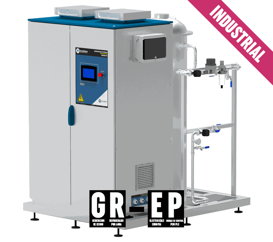 Generadores de ozono industrial gama GRV-EP