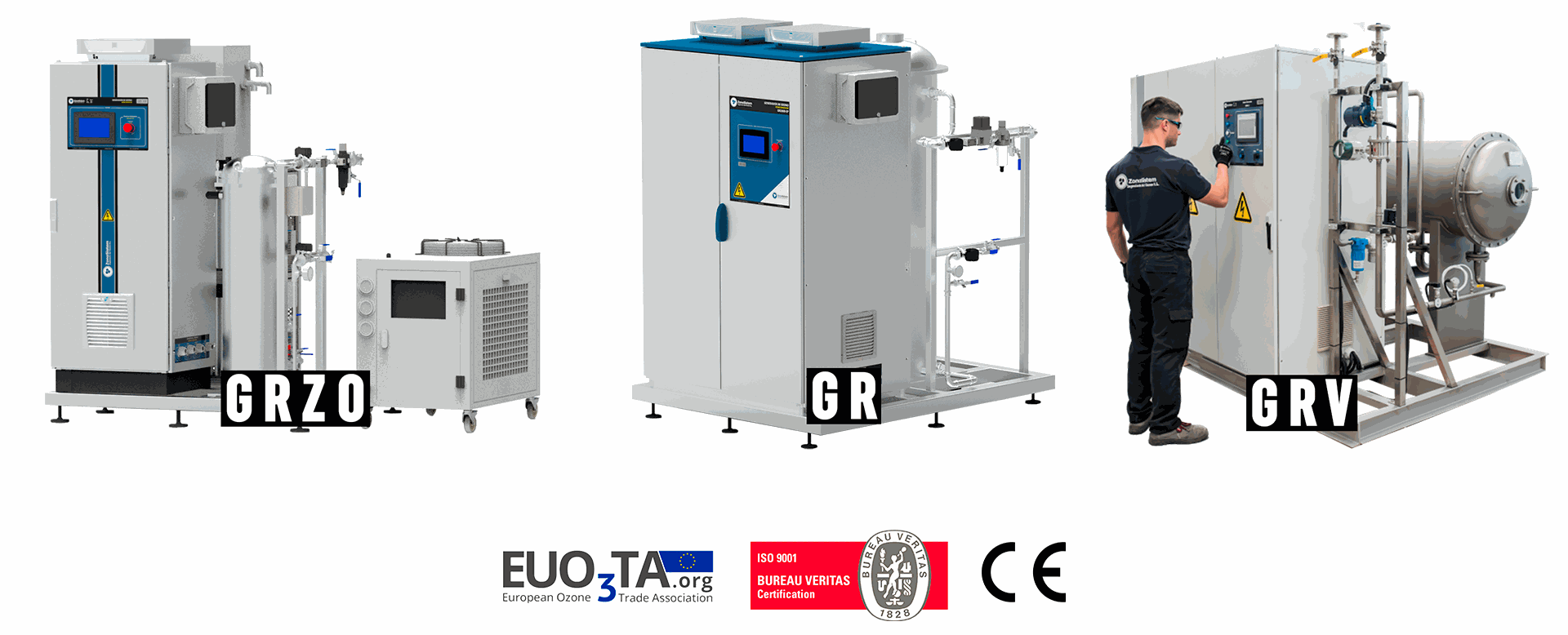 Générateurs d'ozone industriels haute performance | ZonoSistem