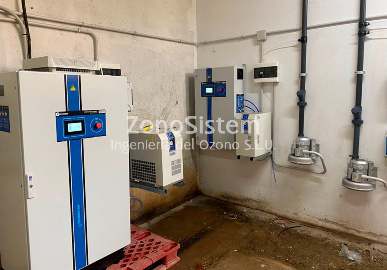 Ozone for industrial wastewater, Spain.