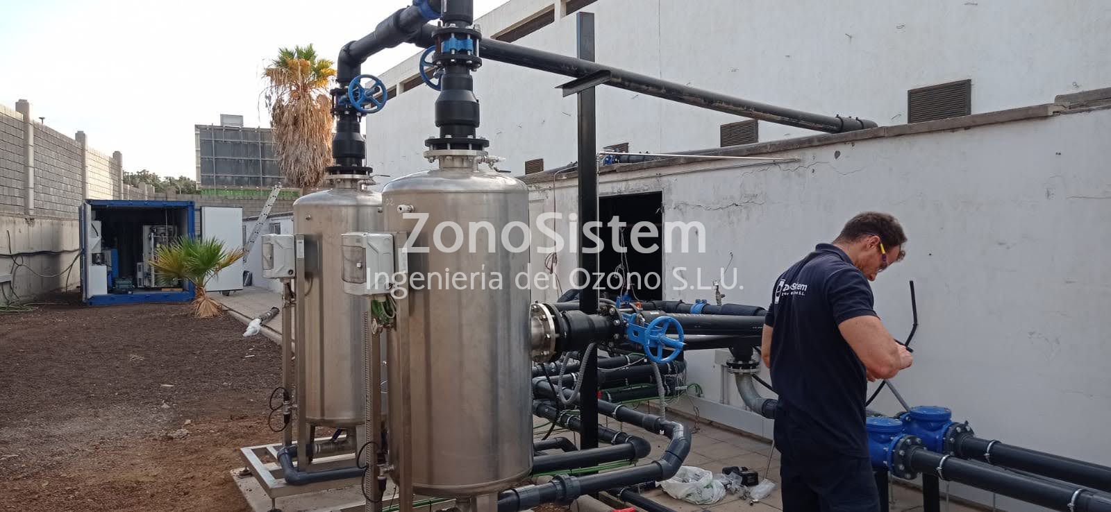 Ozone for Industry with wastewater containing cyanide. Italy.