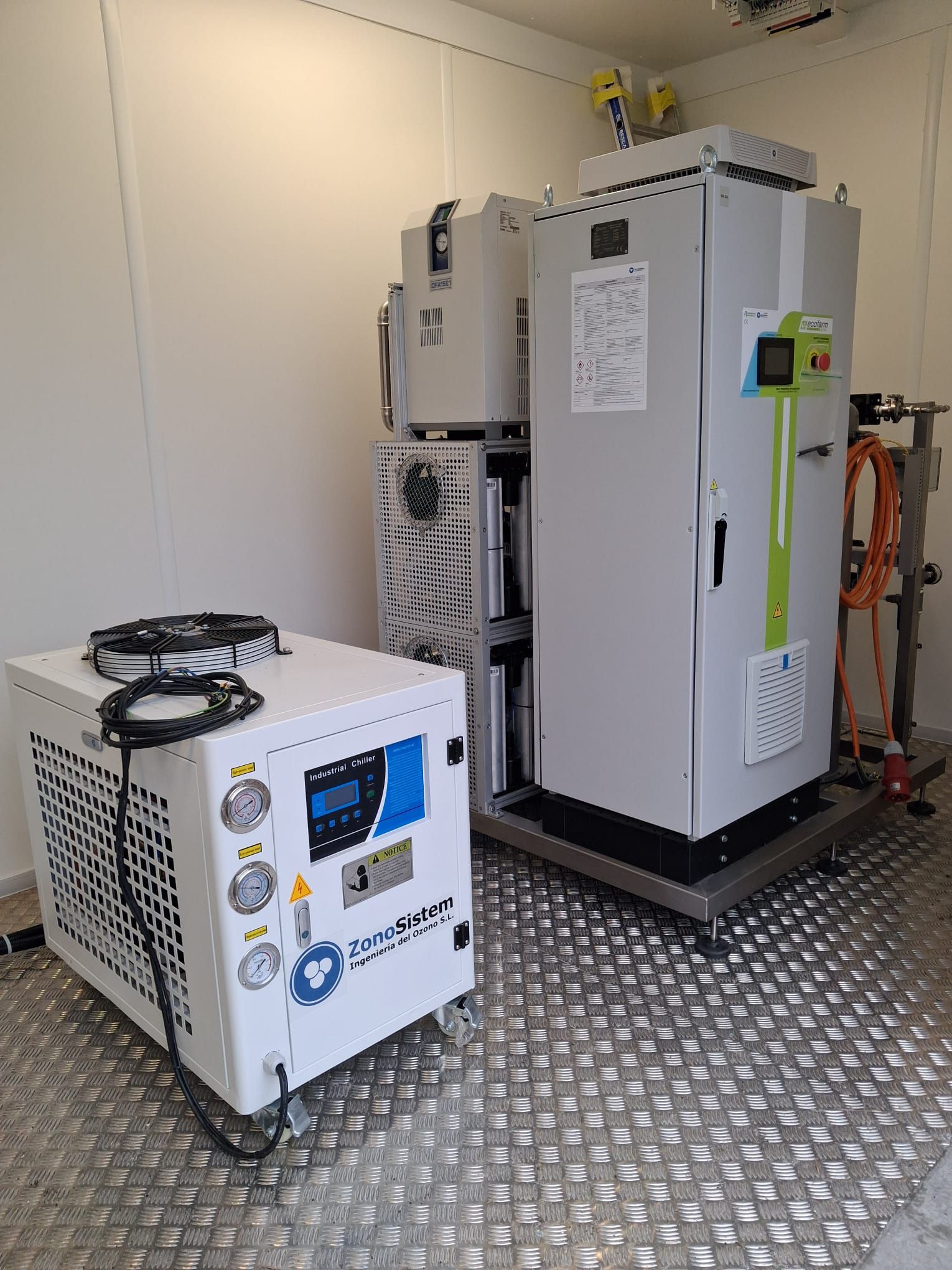 Generador de ozono para riego en cultivos de invernaderos