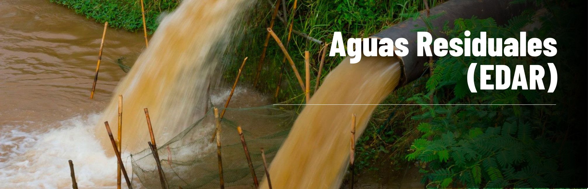 Soluciones y Servicios disponibles en aguas residuales