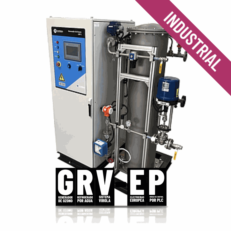 Generadores de ozono industrial gama GRV-EP
