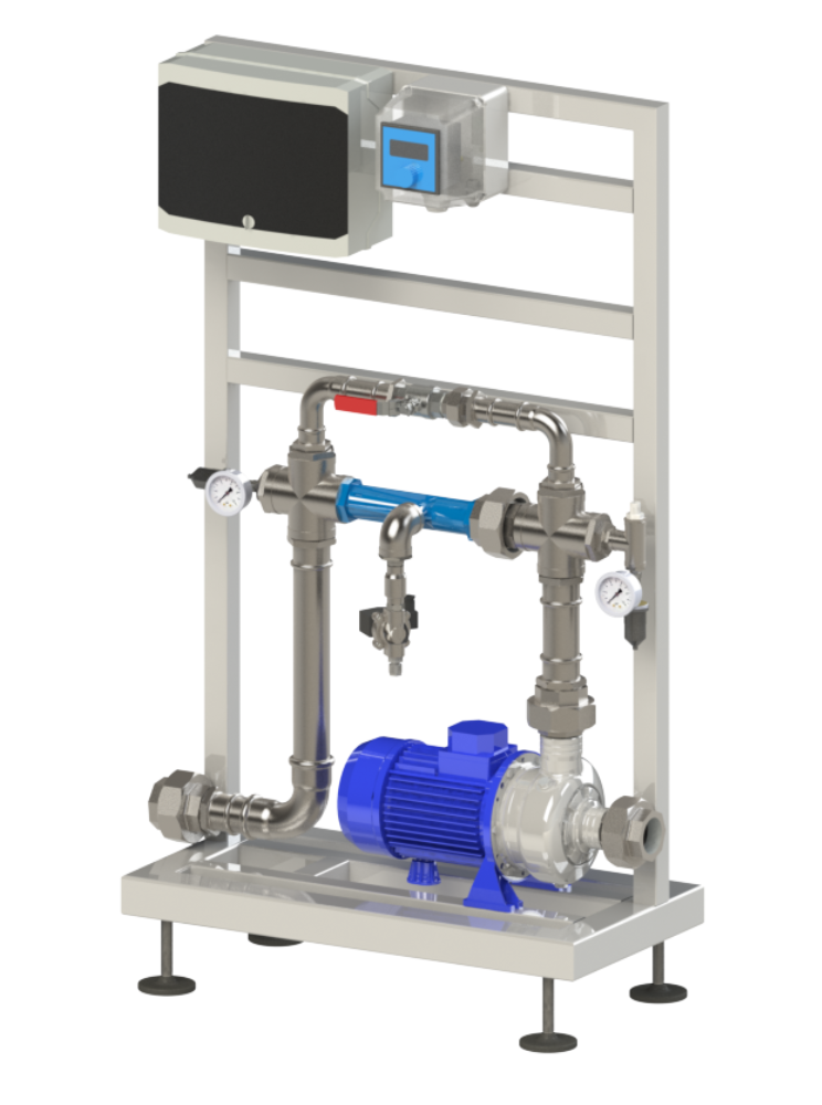 HIDRO V 84.522 Planta de recirculación para diluir ozono. V2