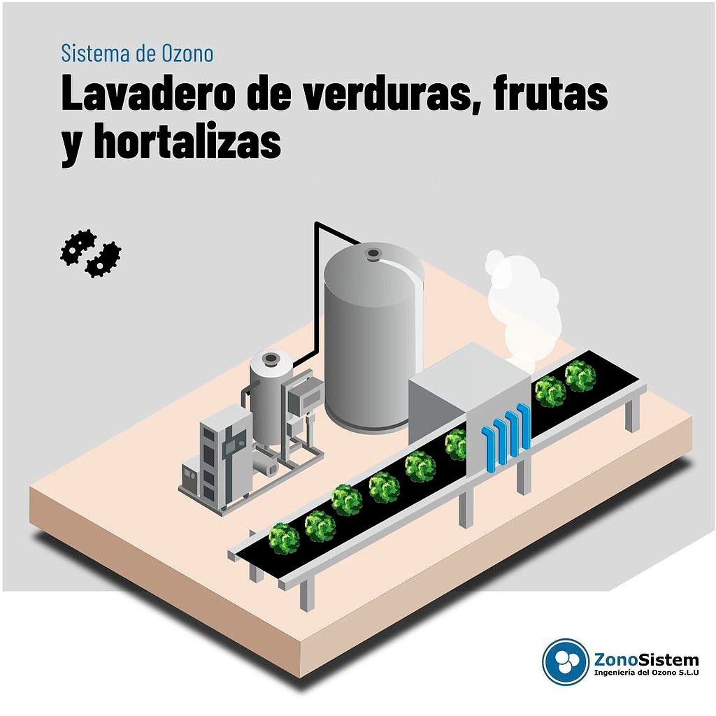 Use of ozone in fruit and vegetable washing