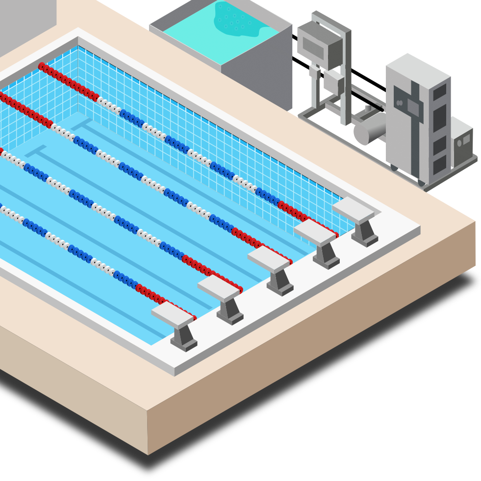 Use of ozone in swimming pools