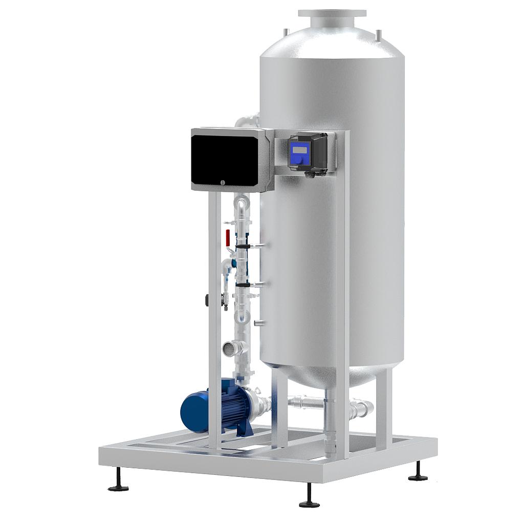HIDRO VT 84.530 Planta de recirculación para diluir ozono. V1